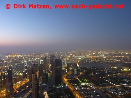 Dubai, Blick ber die Stadt