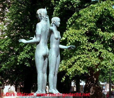 Helsinki, Statuen im Esplanaden-Park