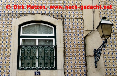 Lissabon, Kacheln an Husern