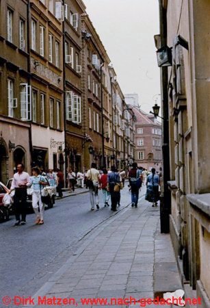 Warschau Altstadtstraen 1987