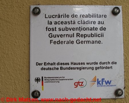 Sibiu, Hermannstadt - Frderung durch die Bundesregierung