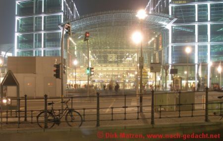 Berlin Hauptbahnhof - Nachtansicht