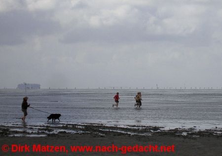 Nordseelauf Cuxhaven, Lufer vor dem Ziel