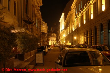 Bukarest, abends in der Altstadt