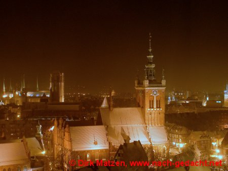 Danzig, Blick ber die Altstadt