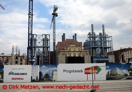 Lodz, Baustelle Neues Zentrum