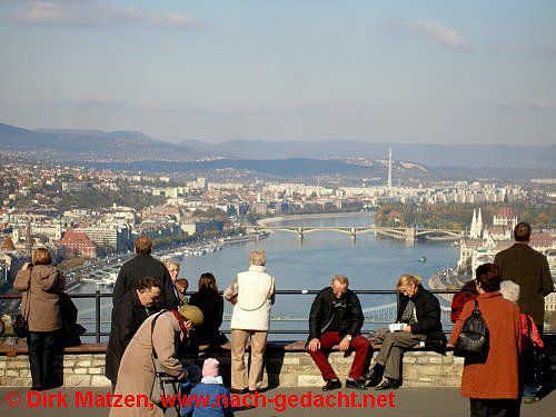 Budapest, Blick vom Gellertberg