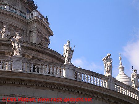 Budapest, Detailansicht an der Szent Istvn Bazilika