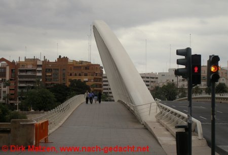 Valencia, Santiago Calatrava: "Puente de la Exposicin"