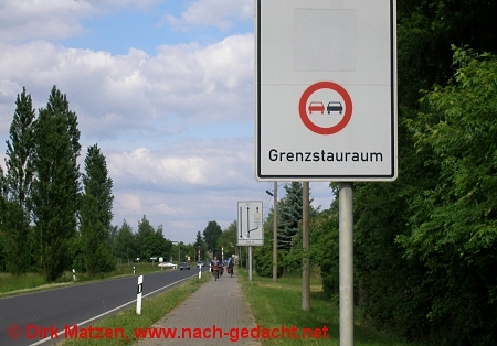 Kstrin-Kietz, Grenzstauraum